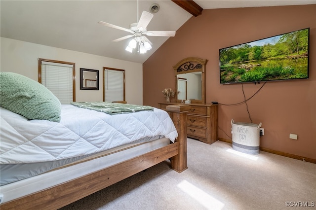 12001 Buckhorn Rd, Chesterfield, VA 23838 - bedroom with light colored carpet and ceiling fan