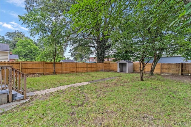 3406 Lawson St, Richmond, VA 23224 - fenced backyard with a storage unit