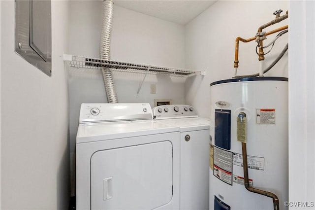 7604 Roscommon Ct Unit 2403, Henrico, VA 23228 - washroom featuring water heater and washer and dryer