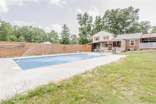 15601 Meridian Ave, Chester, VA 23831 - view of pool with a fenced backyard and a patio
