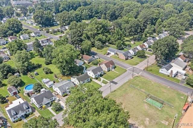 221 Wright Ave, Colonial Heights, VA 23834 - aerial view of property and surrounding area featuring nearby suburban area