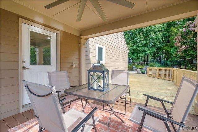 9712 Kingussle Ln, North Chesterfield, VA 23236 - view of patio with a deck and outdoor dining space