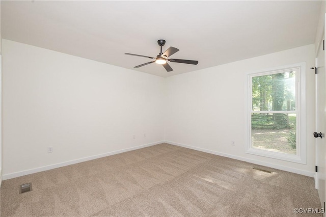 3211 Fox Chase Dr, Midlothian, VA 23112 - empty room featuring a ceiling fan and carpet floors
