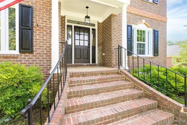 10703 Kriserin Cir, Chester, VA 23831 - property entrance featuring brick siding