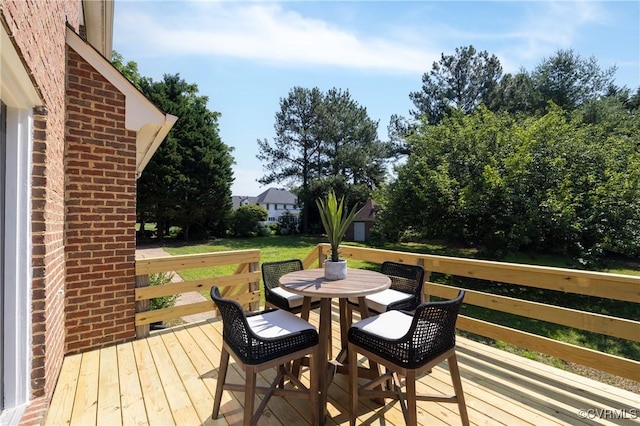 10703 Kriserin Cir, Chester, VA 23831 - deck featuring outdoor dining space