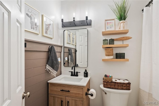 7085 Foxlair Dr, Mechanicsville, VA 23111 - full bathroom with vanity and a shower with curtain