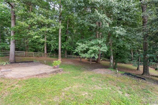 7085 Foxlair Dr, Mechanicsville, VA 23111 - view of yard with a forest view