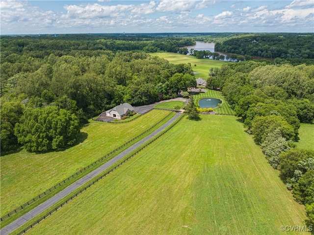 3300 Riverglade Rd, Powhatan, VA 23139 - drone / aerial view of a nearby body of water and a forest