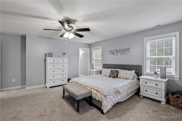 9032 Fascine Ct, Mechanicsville, VA 23116 - bedroom featuring carpet and a ceiling fan