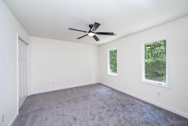 2629 Maidens Rd, Powhatan, VA 23139 - empty room with a ceiling fan and carpet
