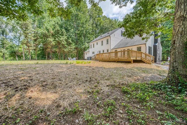 2629 Maidens Rd, Powhatan, VA 23139 - view of yard with a deck