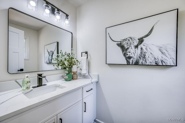 2629 Maidens Rd, Powhatan, VA 23139 - bathroom with vanity and baseboards