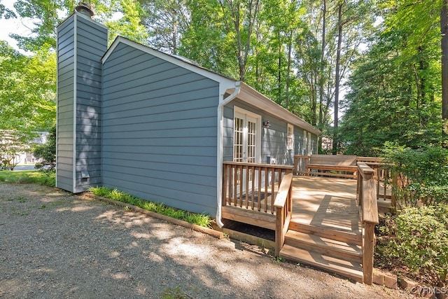 2713 Brookforest Rd, Midlothian, VA 23112 - view of wooden terrace