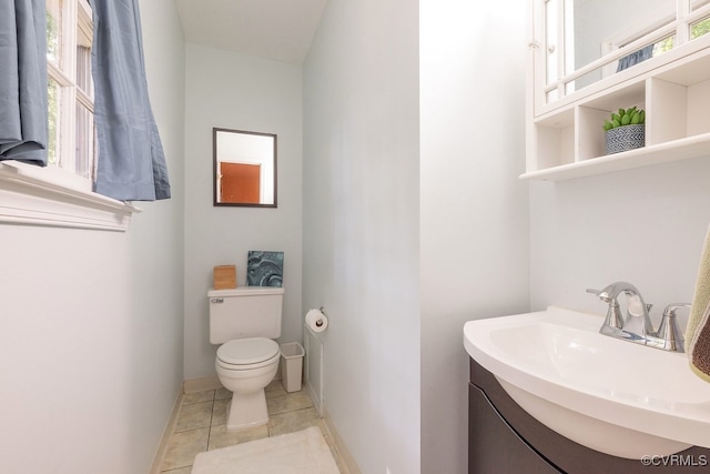 2713 Brookforest Rd, Midlothian, VA 23112 - half bathroom featuring vanity and tile patterned floors
