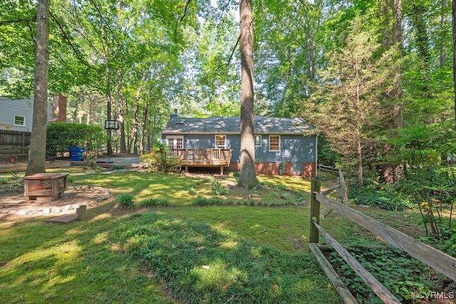 2713 Brookforest Rd, Midlothian, VA 23112 - back of house featuring a deck