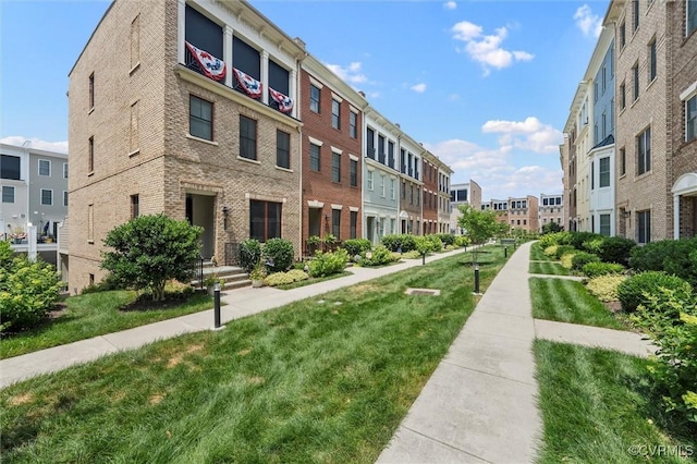 12340 Purbrook Walk, Henrico, VA 23233 - surrounding community with a residential view and a yard