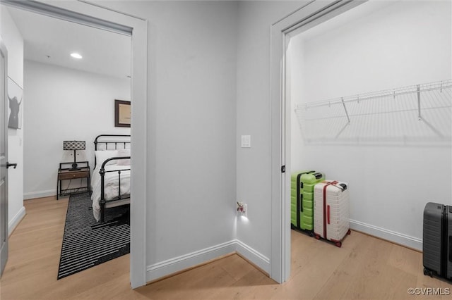 12340 Purbrook Walk, Henrico, VA 23233 - corridor featuring light wood-style floors and recessed lighting
