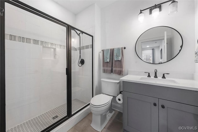 12340 Purbrook Walk, Henrico, VA 23233 - full bath with vanity, a stall shower, and tile patterned flooring