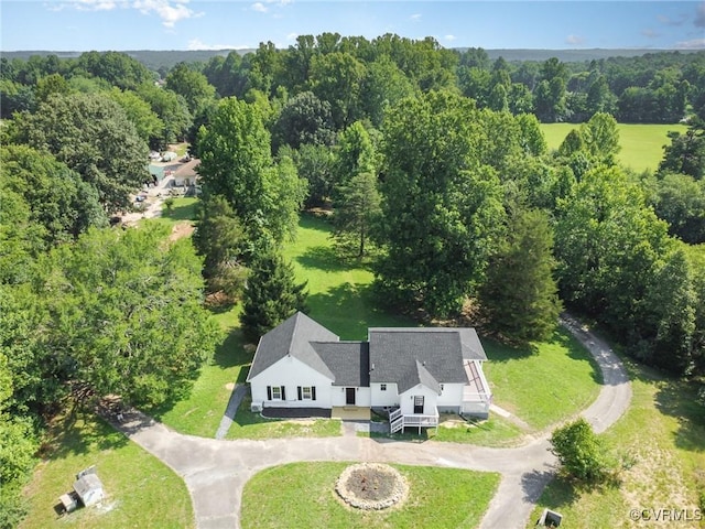24 Hummingbird Ln, Cumberland, VA 23040 - view of subject property featuring a forest