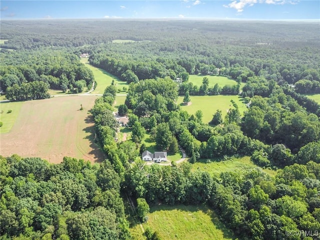 24 Hummingbird Ln, Cumberland, VA 23040 - bird's eye view of a forest