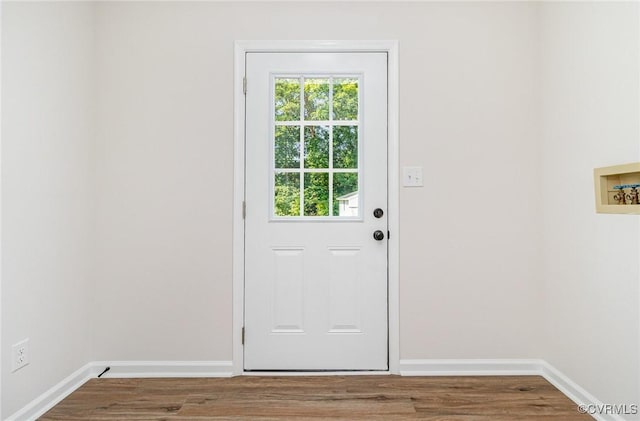 24 Hummingbird Ln, Cumberland, VA 23040 - doorway featuring wood finished floors