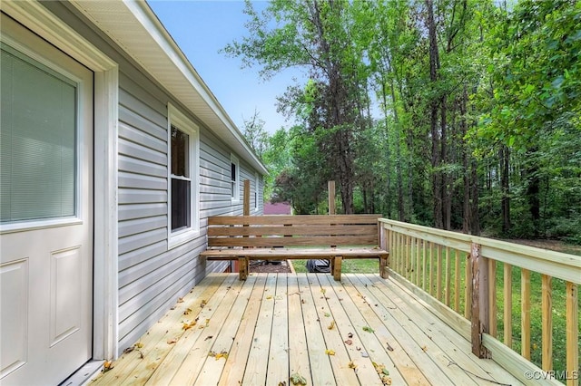 3721 Belle Meade Rd, Bumpass, VA 23024 - view of wooden terrace