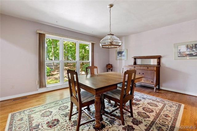 13030 River Hills Dr, Midlothian, VA 23113 - dining area featuring baseboards and wood finished floors