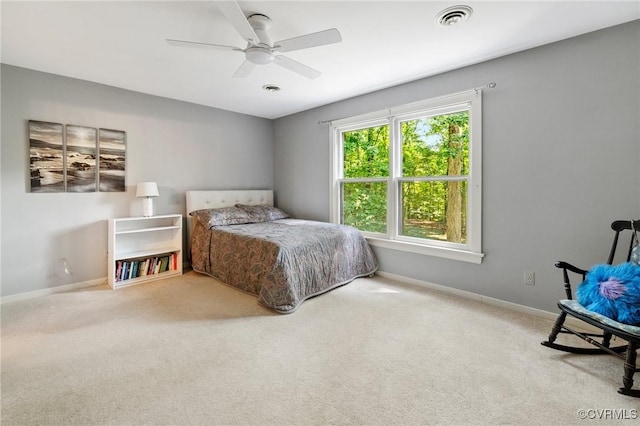 13030 River Hills Dr, Midlothian, VA 23113 - bedroom with carpet and ceiling fan