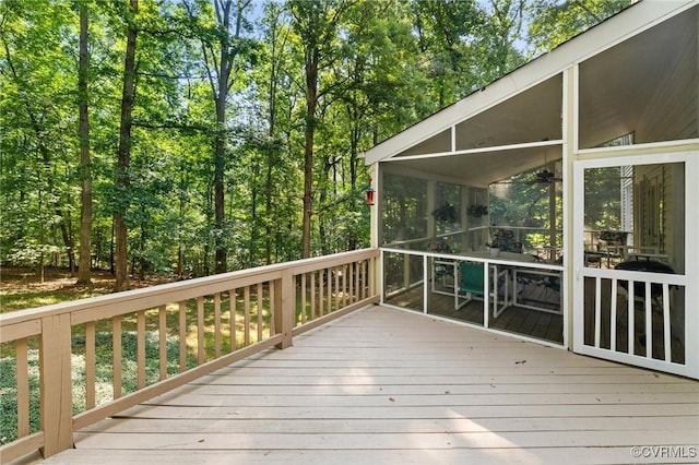 13030 River Hills Dr, Midlothian, VA 23113 - wooden terrace featuring a sunroom