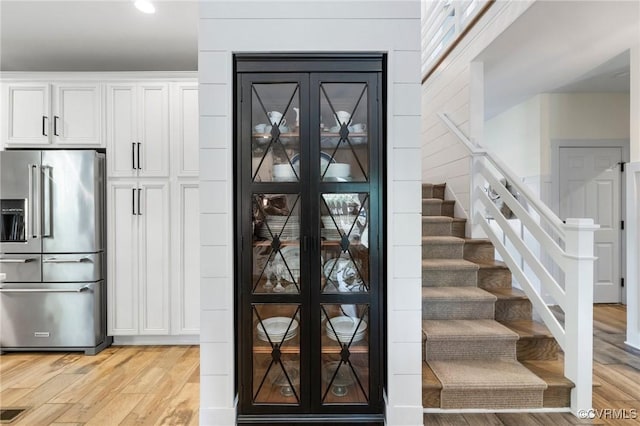 3719 Waverton Dr, Midlothian, VA 23112 - interior space with light wood-style flooring, stairs, and recessed lighting