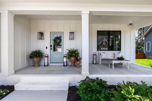 3719 Waverton Dr, Midlothian, VA 23112 - entrance to property with covered porch and board and batten siding