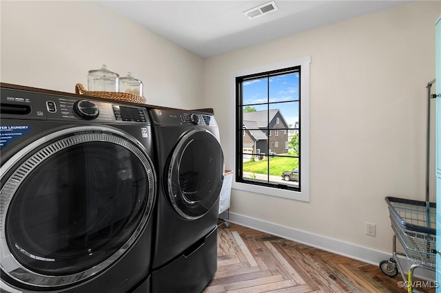 3719 Waverton Dr, Midlothian, VA 23112 - laundry room featuring washing machine and clothes dryer and baseboards