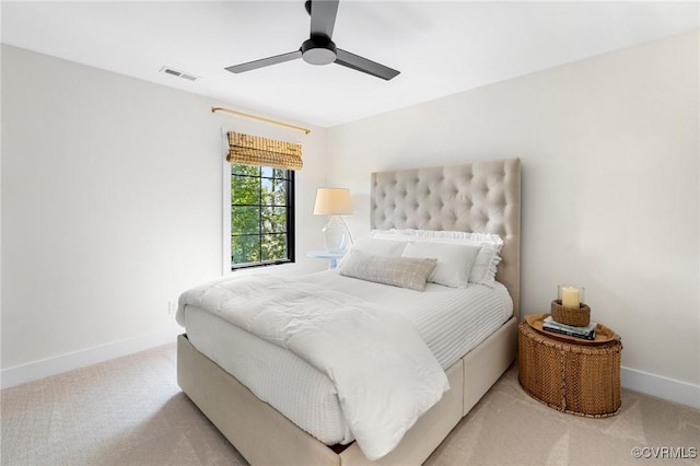 3719 Waverton Dr, Midlothian, VA 23112 - bedroom featuring light carpet and ceiling fan