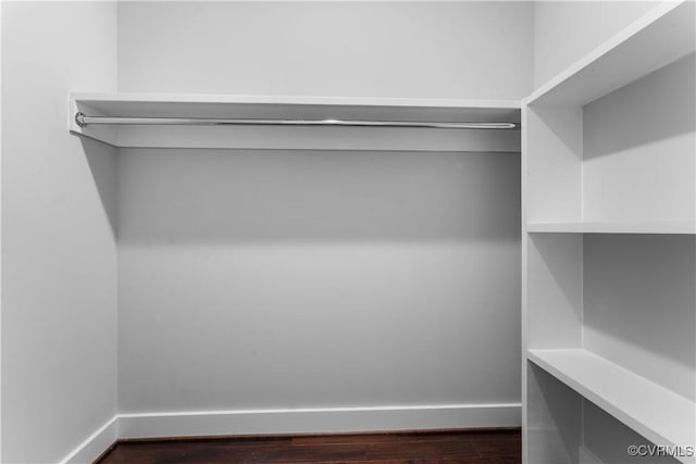 208 Minor St, Richmond, VA 23222 - walk in closet with dark wood-type flooring