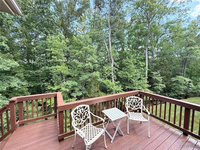 17419 Great Falls Cir, Moseley, VA 23120 - view of deck