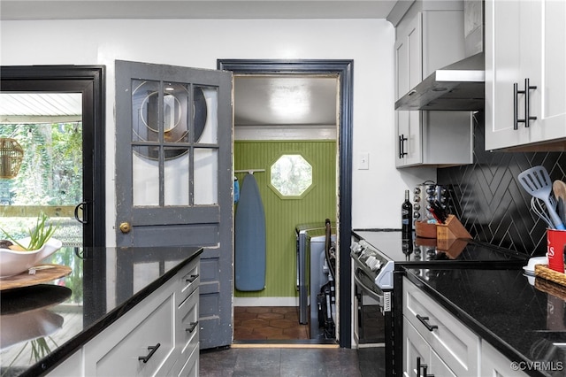 3942 Hickory Rd, Richmond, VA 23235 - washroom featuring dark tile patterned flooring and baseboards