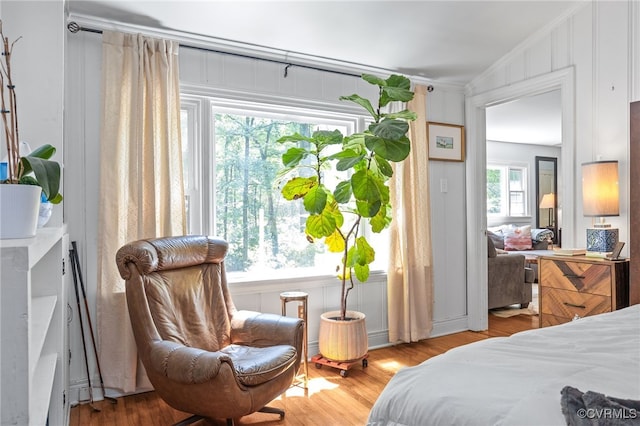 3942 Hickory Rd, Richmond, VA 23235 - bedroom featuring wood finished floors and ornamental molding