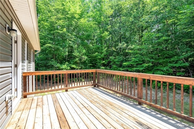 344 Land Or Dr, Ruther Glen, VA 22546 - view of wooden terrace