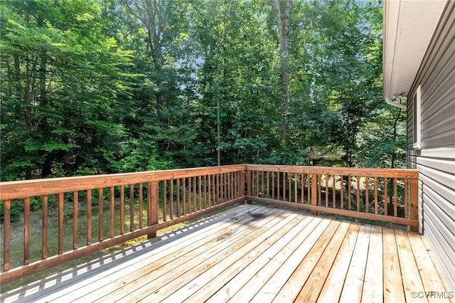 344 Land Or Dr, Ruther Glen, VA 22546 - view of wooden deck
