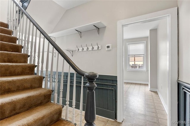 20 S Lombardy St, Richmond, VA 23220 - stairway featuring baseboards