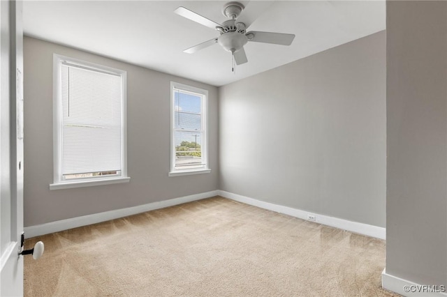 20 S Lombardy St, Richmond, VA 23220 - spare room featuring light carpet and a ceiling fan