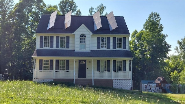 18313 Shiloh Church Rd, Beaverdam, VA 23015 - view of front of property with a porch