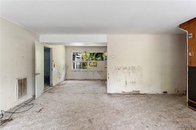 6002 Indigo Rd, Richmond, VA 23230 - unfurnished living room featuring carpet flooring