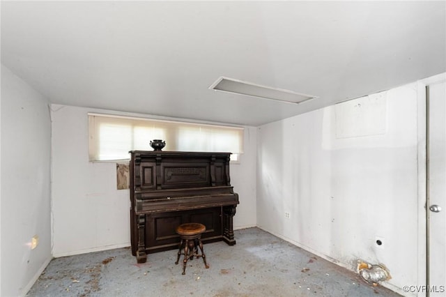 6002 Indigo Rd, Richmond, VA 23230 - living area with concrete flooring