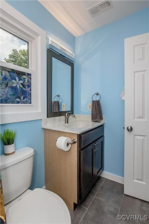 5001 Gention Rd, Chesterfield, VA 23832 - half bath featuring vanity and tile patterned flooring