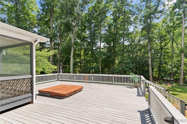 3608 Tyverton Ct, Henrico, VA 23233 - view of wooden terrace