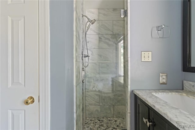 3608 Tyverton Ct, Henrico, VA 23233 - bathroom featuring a shower stall and vanity