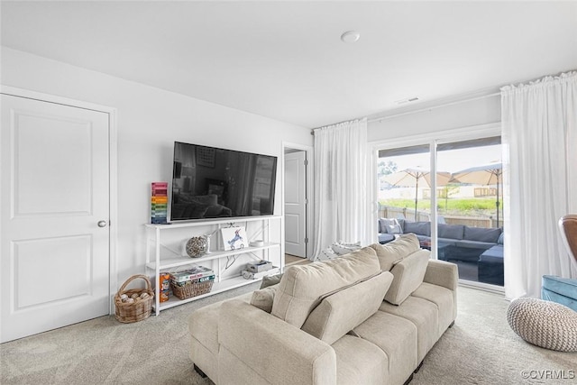 585 Rivanna Hill Rd, Glen Allen, VA 23060 - living room with carpet flooring