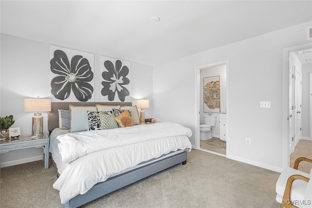 585 Rivanna Hill Rd, Glen Allen, VA 23060 - bedroom with carpet flooring and ensuite bathroom