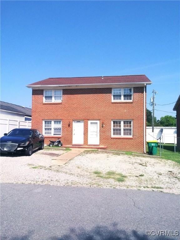 2505 Wise St, Hopewell, VA 23860 - back of house with brick siding